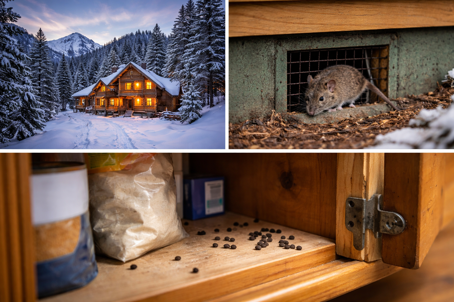 Mice in winter homes